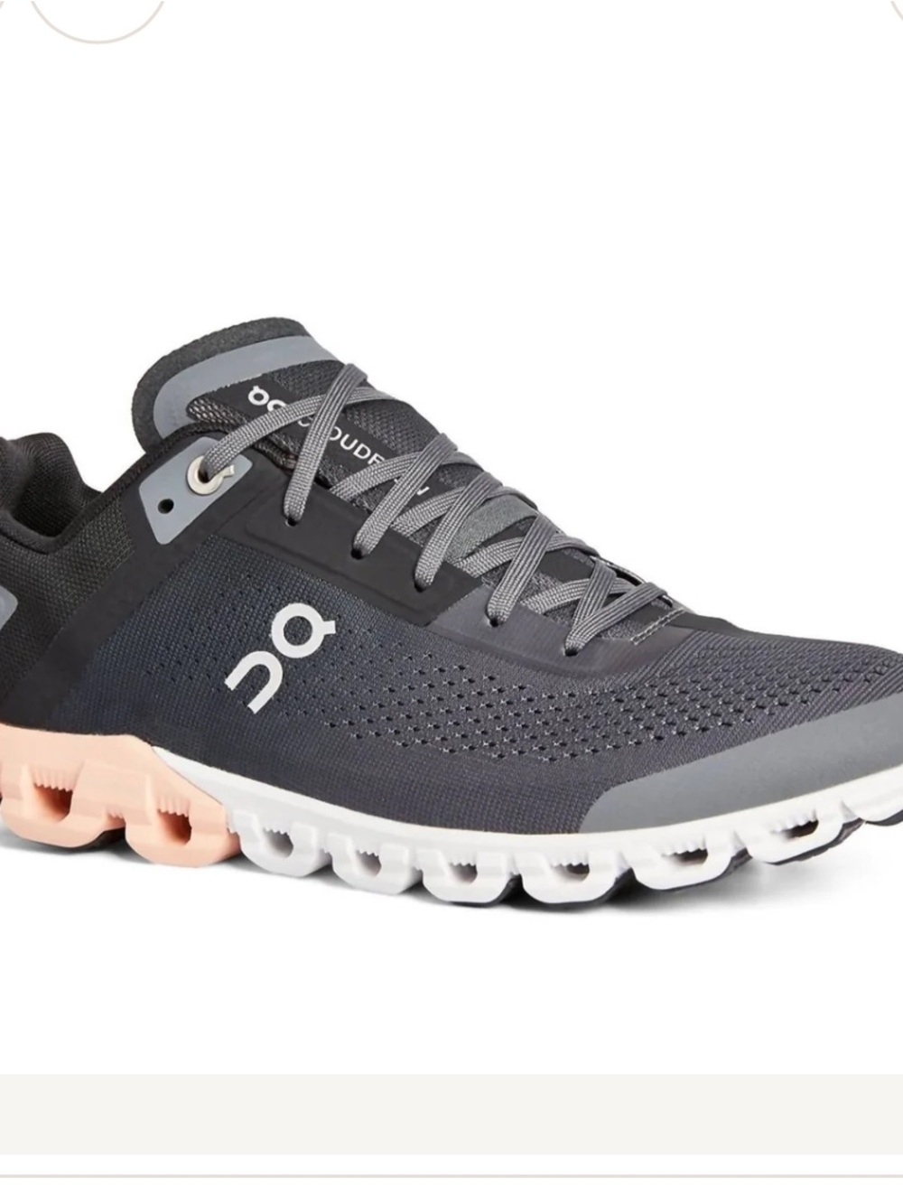 On Cloud Women’s Running Cloudflow 3.0 Athletic Shoes Rock Grey Rose 11 US 43